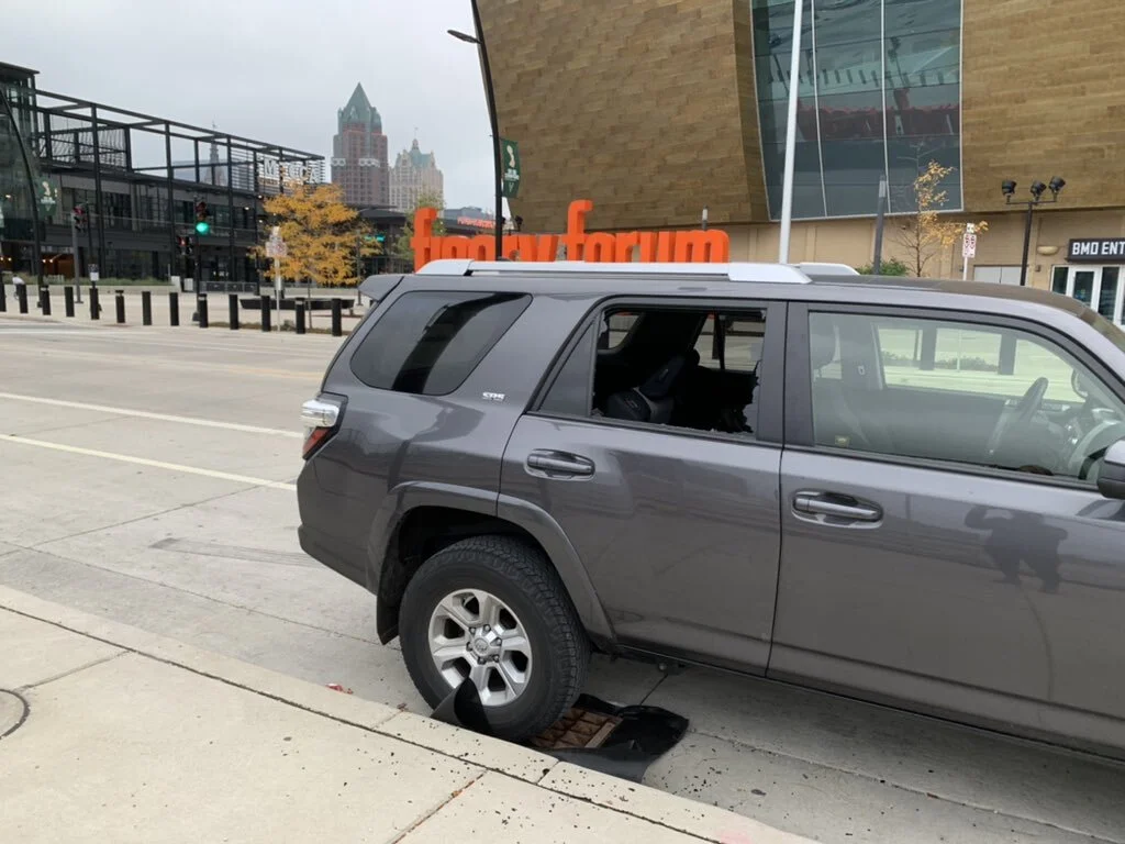 News Car Vandalized
