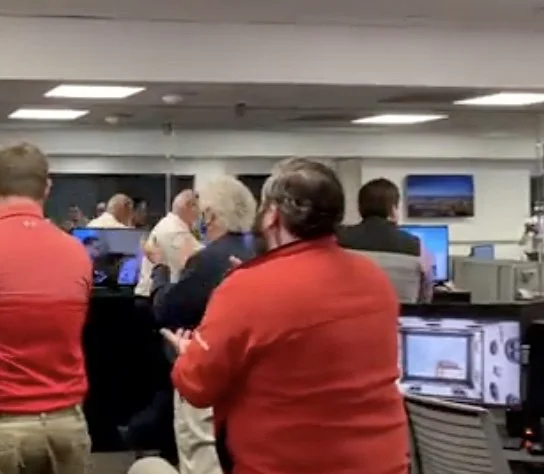 News Director Gets a Standing Ovation 