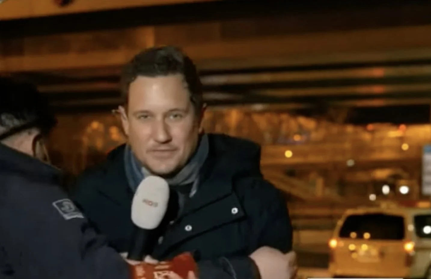 Reporter Pulled From Live Shot at the Olympics 