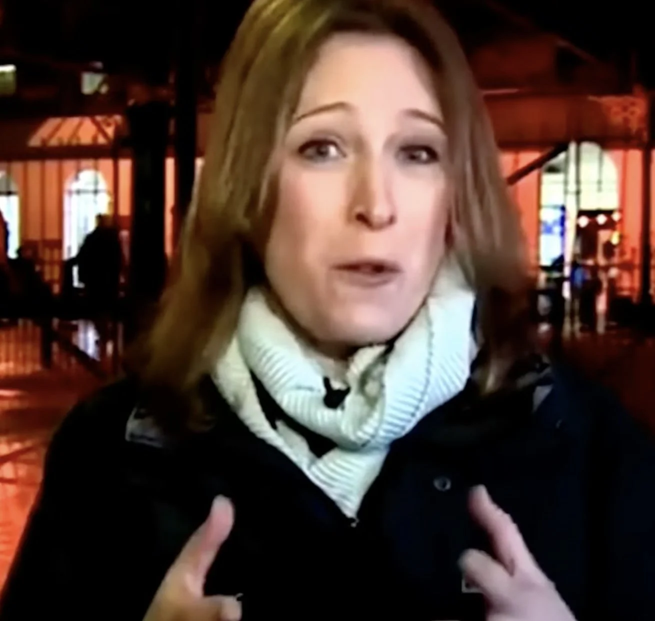 Young Boy Shoves Reporter During Live Shot 