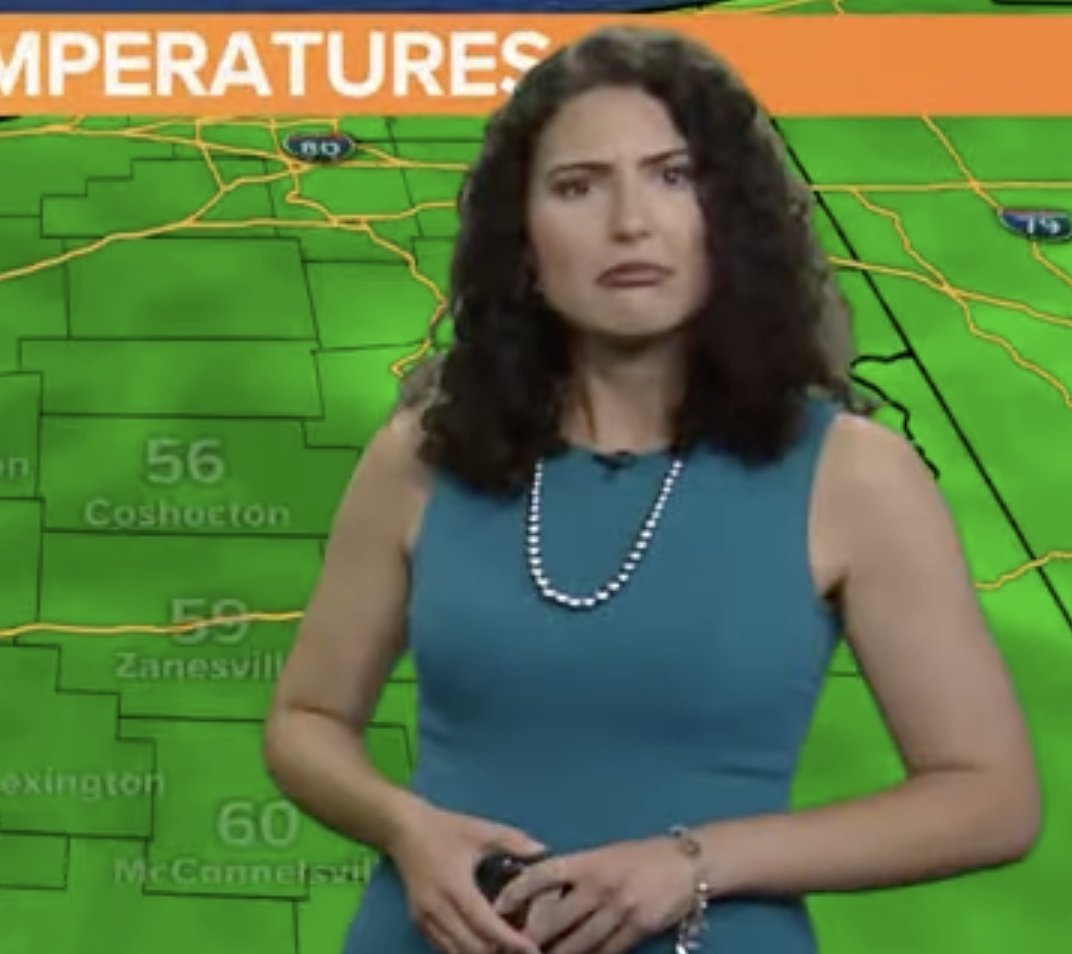 Traffic Anchor Doing Weather 