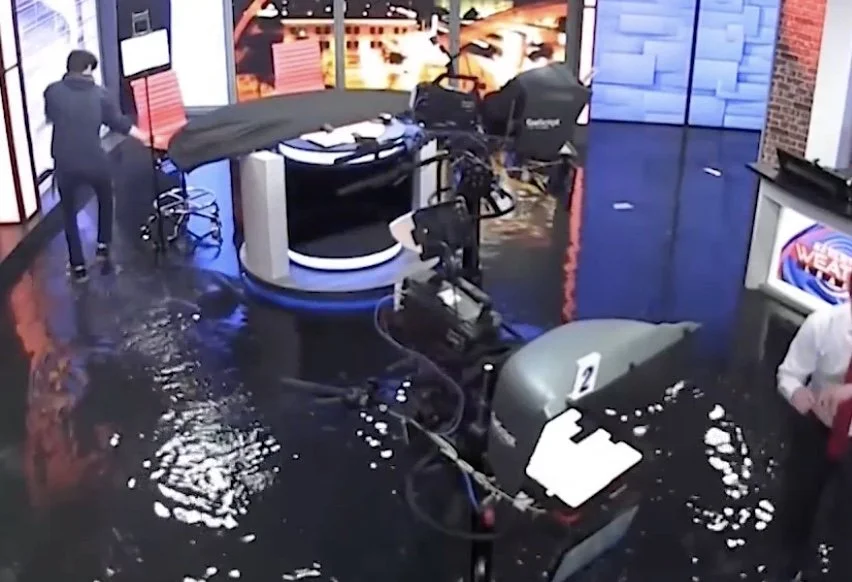 Met Keeps Giving Info in Flooded Studio 