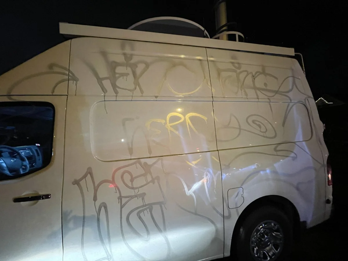 Seattle Live Truck Vandalized 