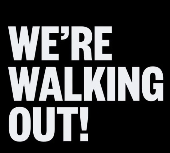 NBC News Employees Walking Off the Job at 11AM 