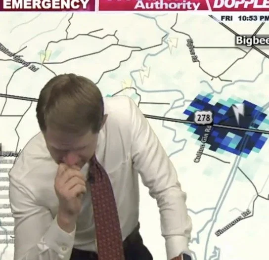Weatherman Stops to Pray During Storm Coverage 