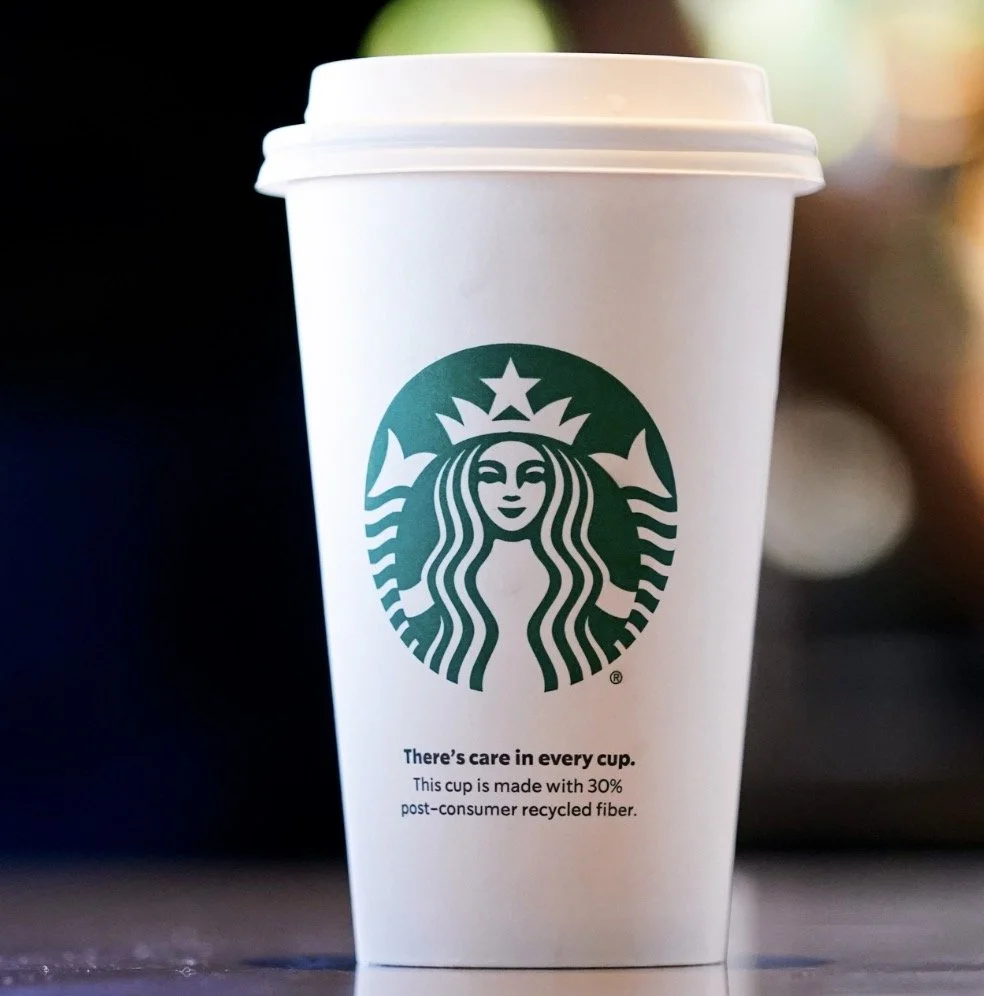 Anchor Fired for Starbucks Cup on the Set 