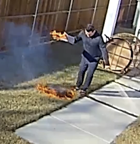 Anchor Almost Burns Down His House 
