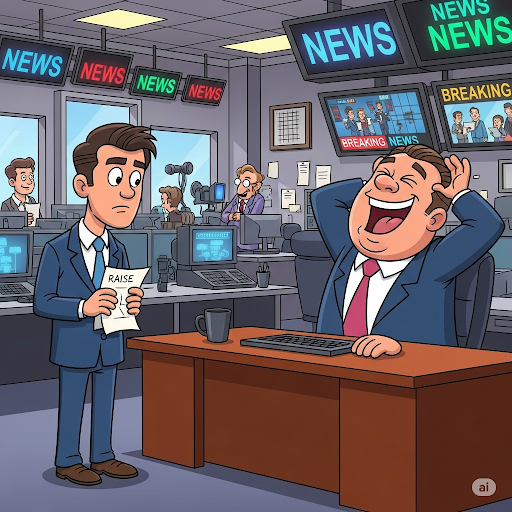 An AI Cartoon for TV News 