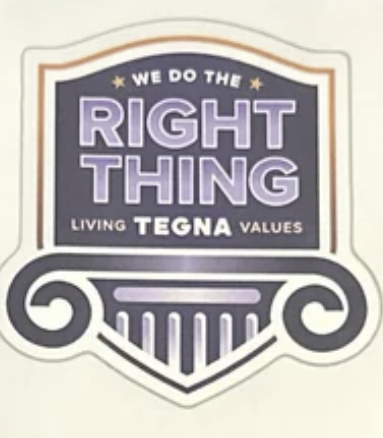 Tegna Hands Out Raises.....Errrr....Stickers 