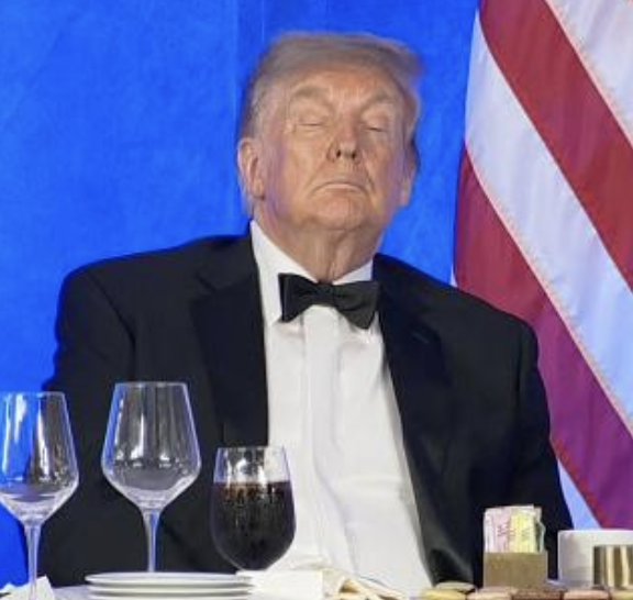Sleepy Don Attacks Journalists at WHCD