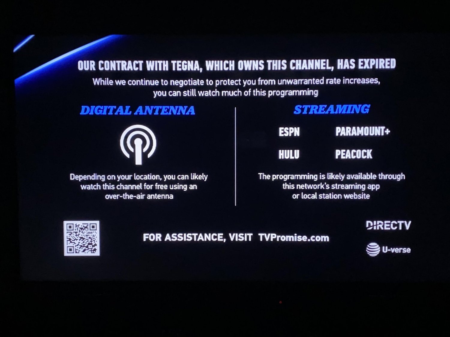 Tegna Stations Go Dark — FTVLive