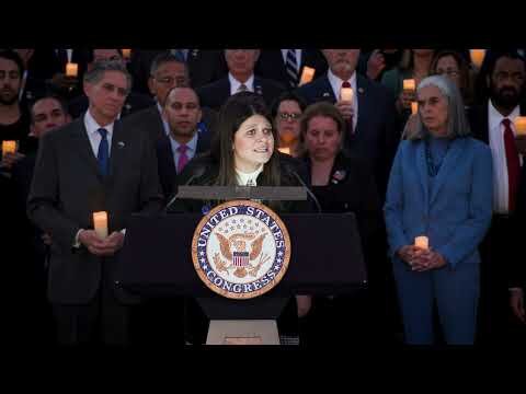 Speaker Johnson Hosts Bipartisan Candlelight Vigil
