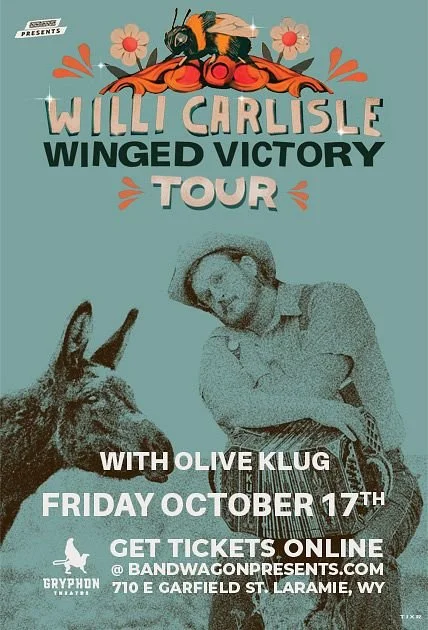 Bandwagon Presents: Willi Carlisle "Winged Victory Tour" w/ Olive Klug