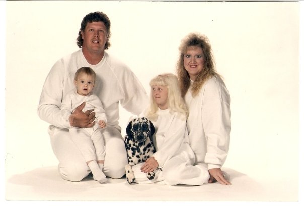 I may die for posting this picture. However, I am so thankful my parents had these pictures taken. That is me as a baby and it is so nice getting to see my family when we were all so young! 