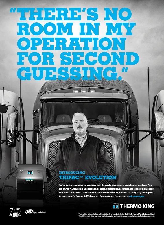 Thermo King TriPac Evolution Print Ad