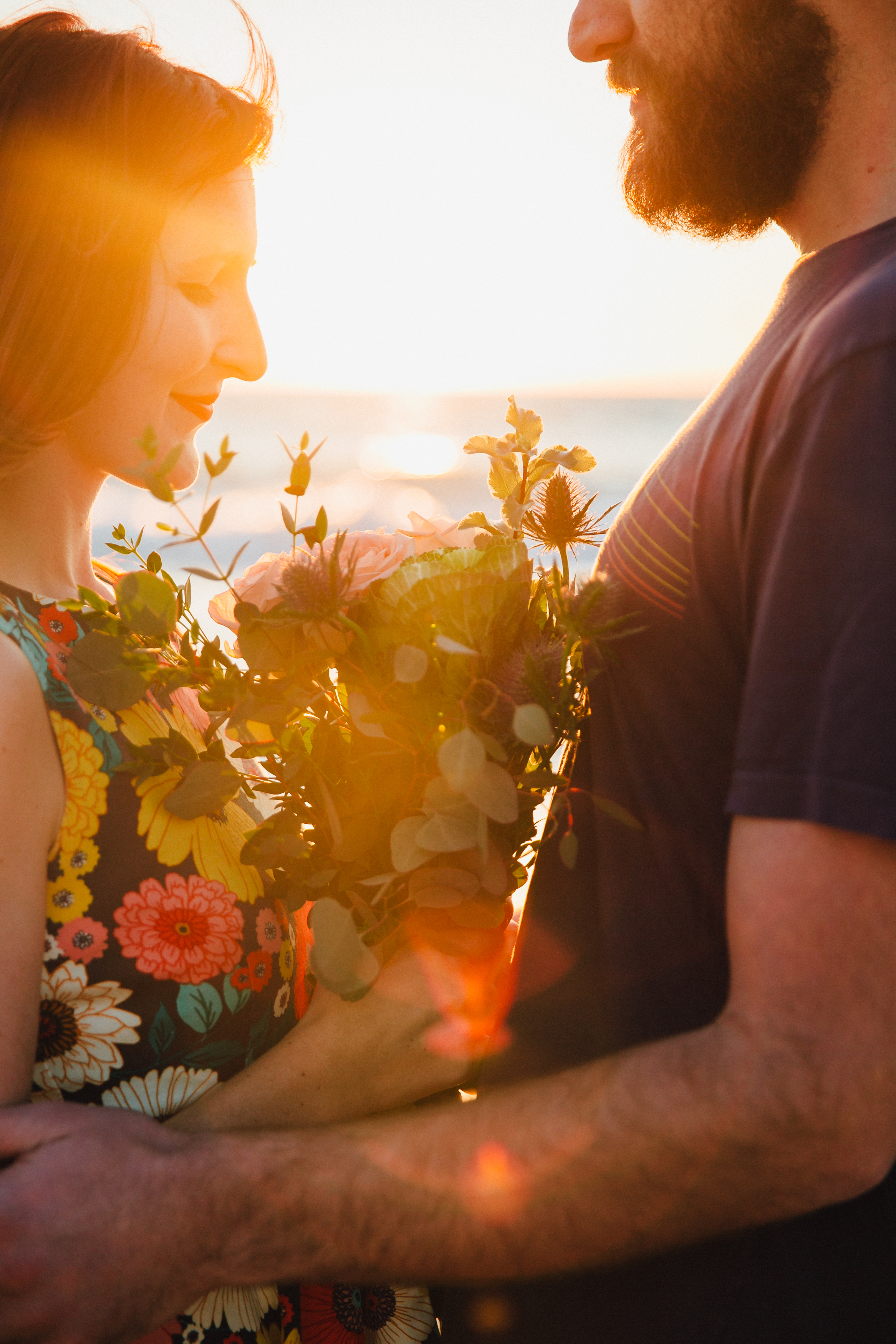 los-angeles-beach-engagement-shoot