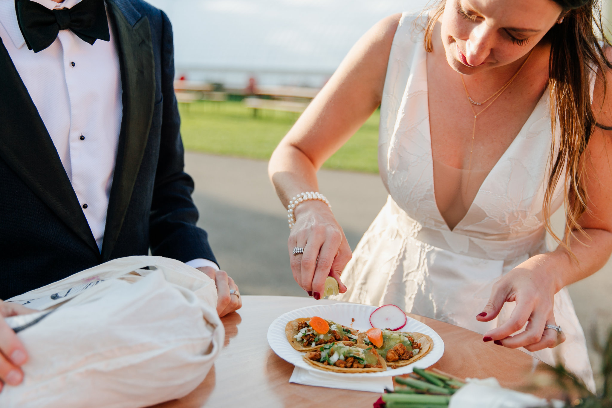 Laid back city hall wedding