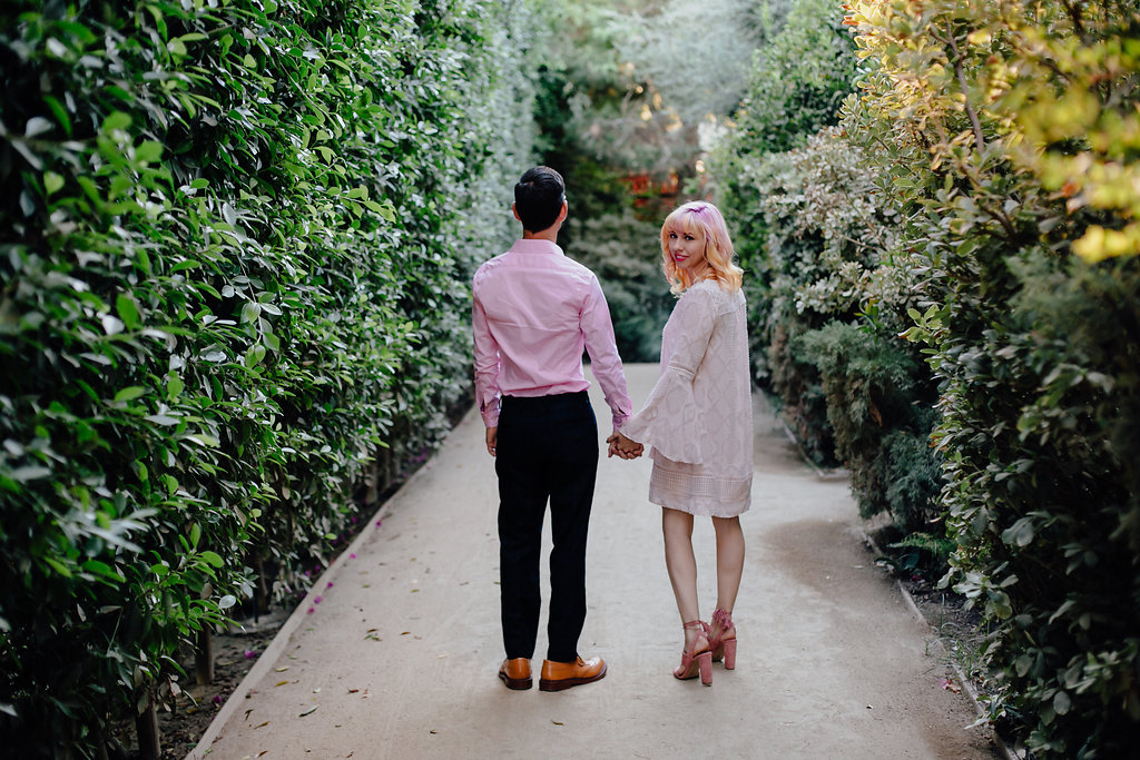  A funky and vibrant engagement session at The Parker in Palm Springs 
