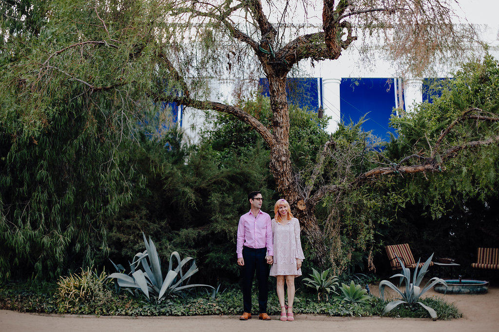  A funky and vibrant engagement session at The Parker in Palm Springs 