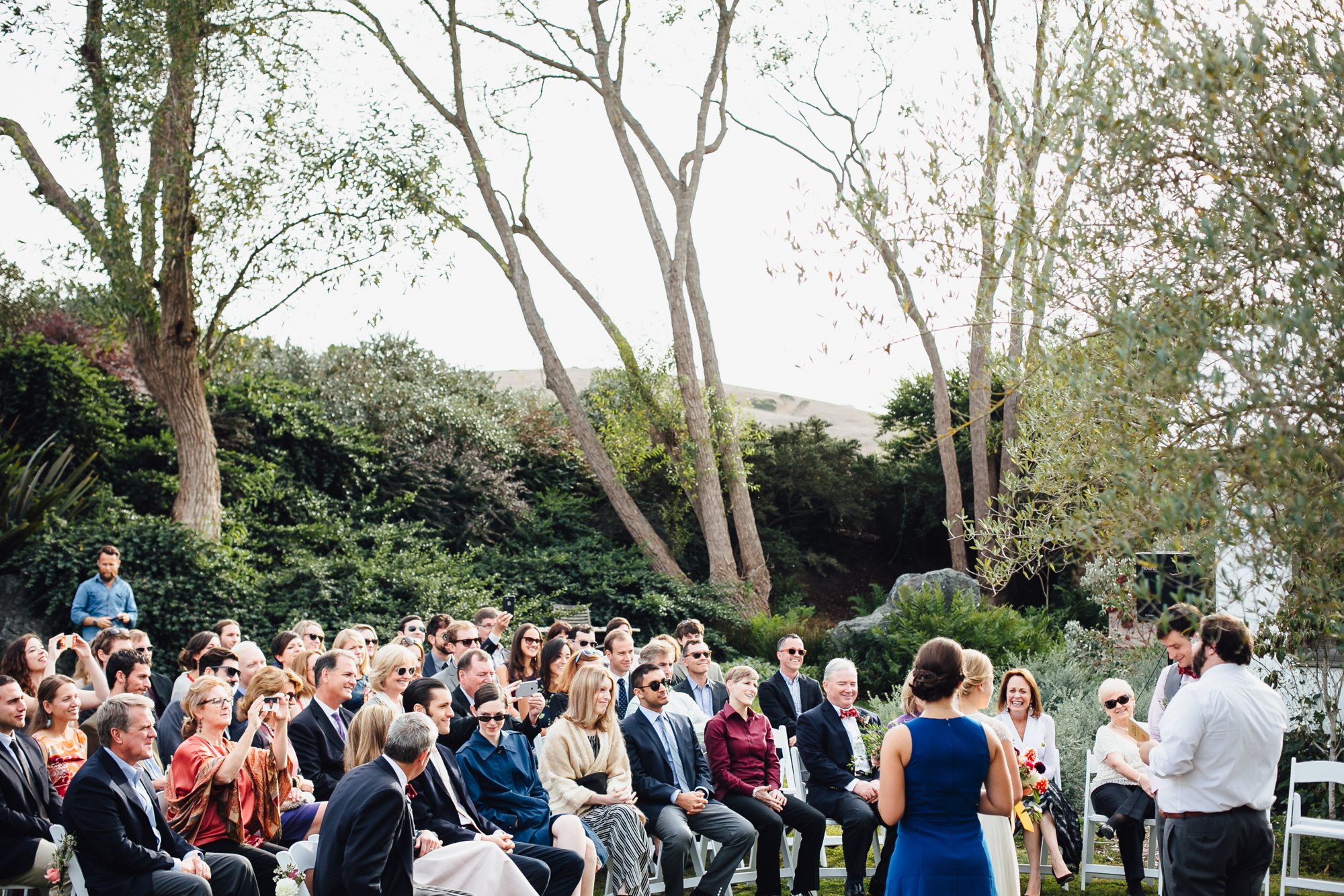  A sweet fall wedding at Bloomfield Farms in Petaluma, California. 