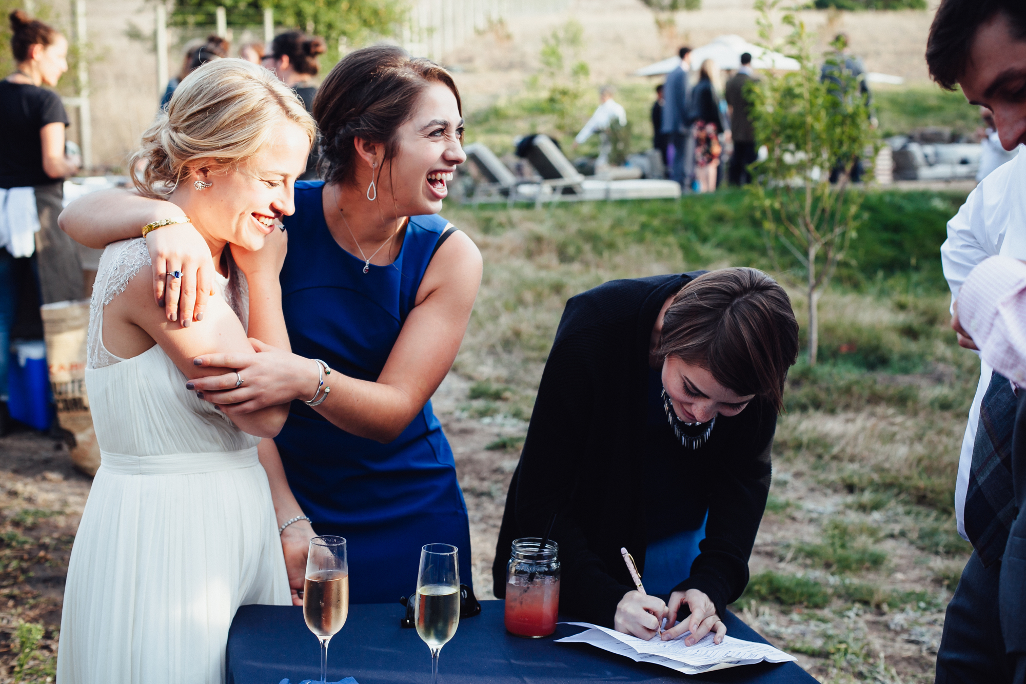  A sweet fall wedding at Bloomfield Farms in Petaluma, California. 