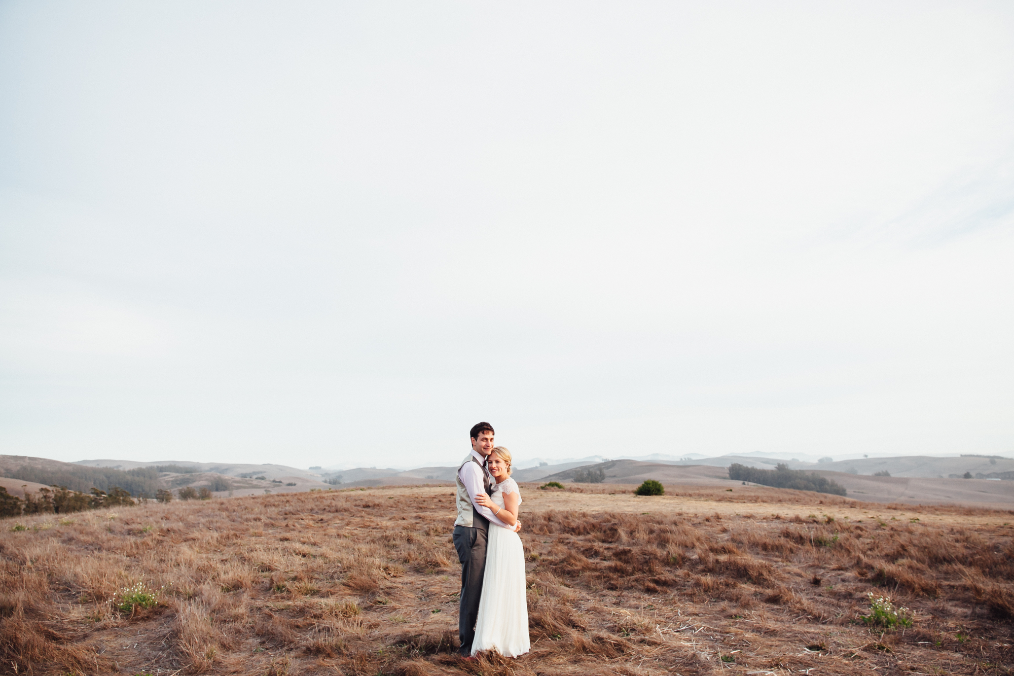  A sweet fall wedding at Bloomfield Farms in Petaluma, California. 