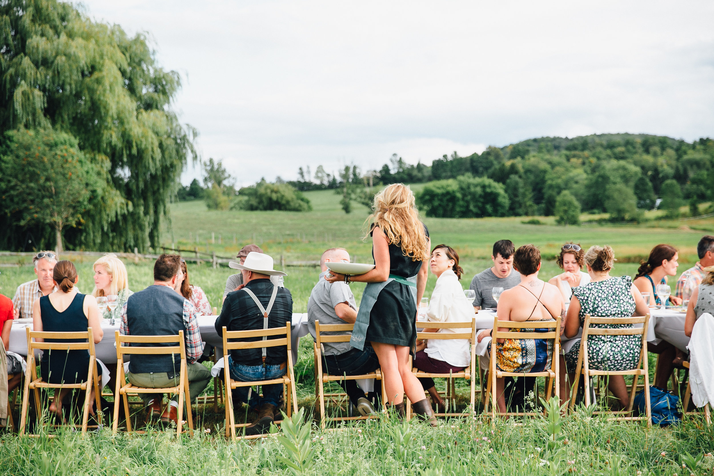  Outstanding in the Field at Beekman 1802 in Sharon Springs, New York with chef John McCarthy. 