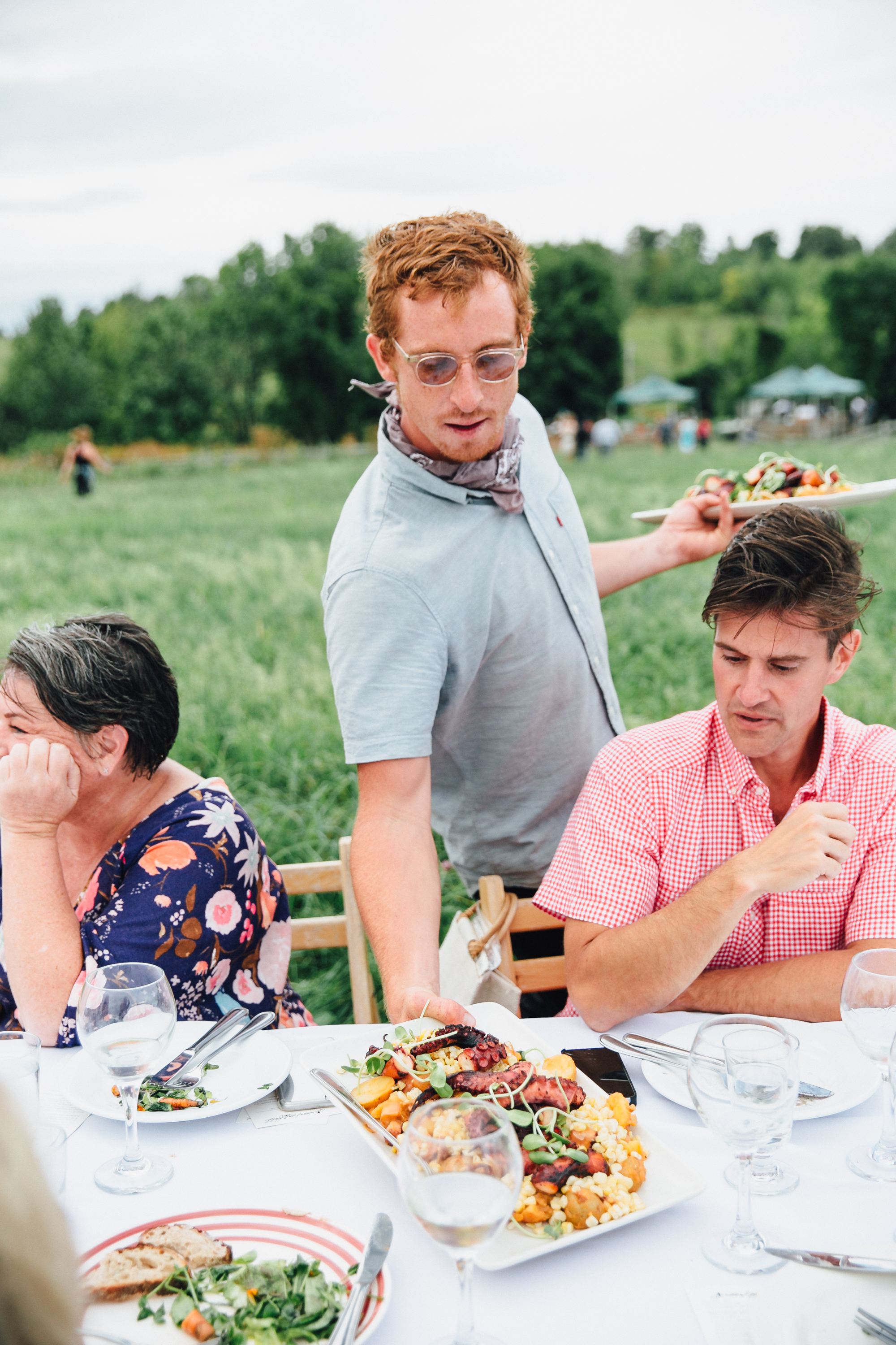  Outstanding in the Field at Beekman 1802 in Sharon Springs, New York with chef John McCarthy. 