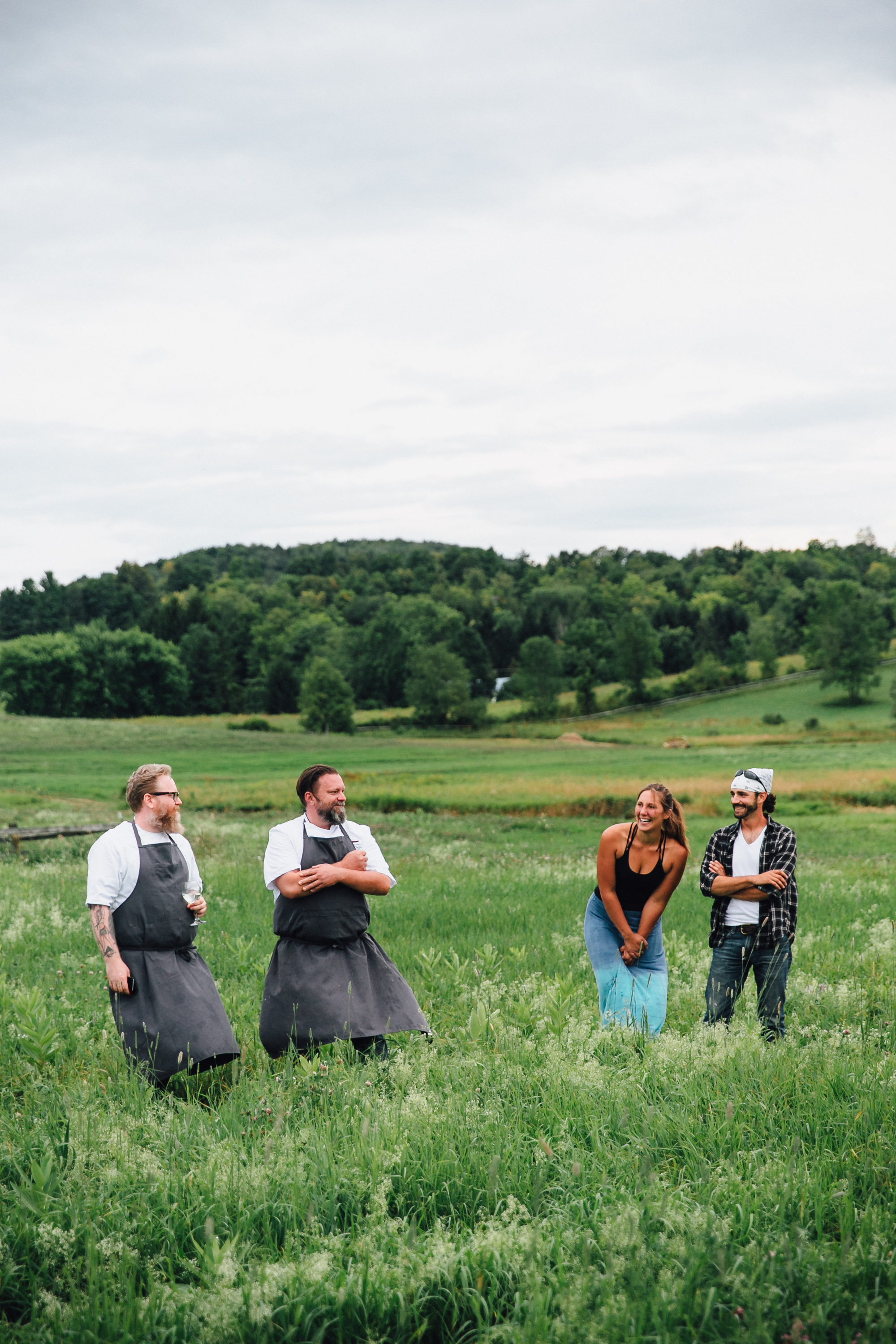  Outstanding in the Field at Beekman 1802 in Sharon Springs, New York with chef John McCarthy. 