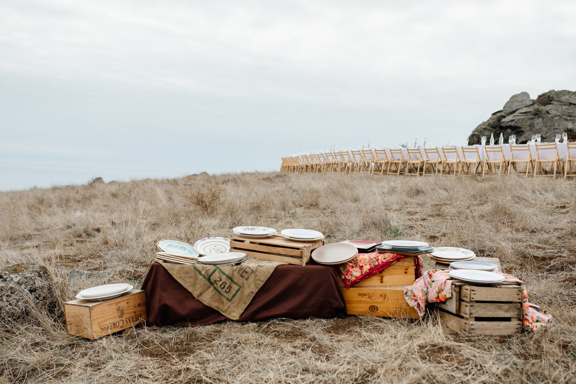  Outstanding in the Field at Marin Headlands in Jenner, California with Chef Ryan McIlwraith. 