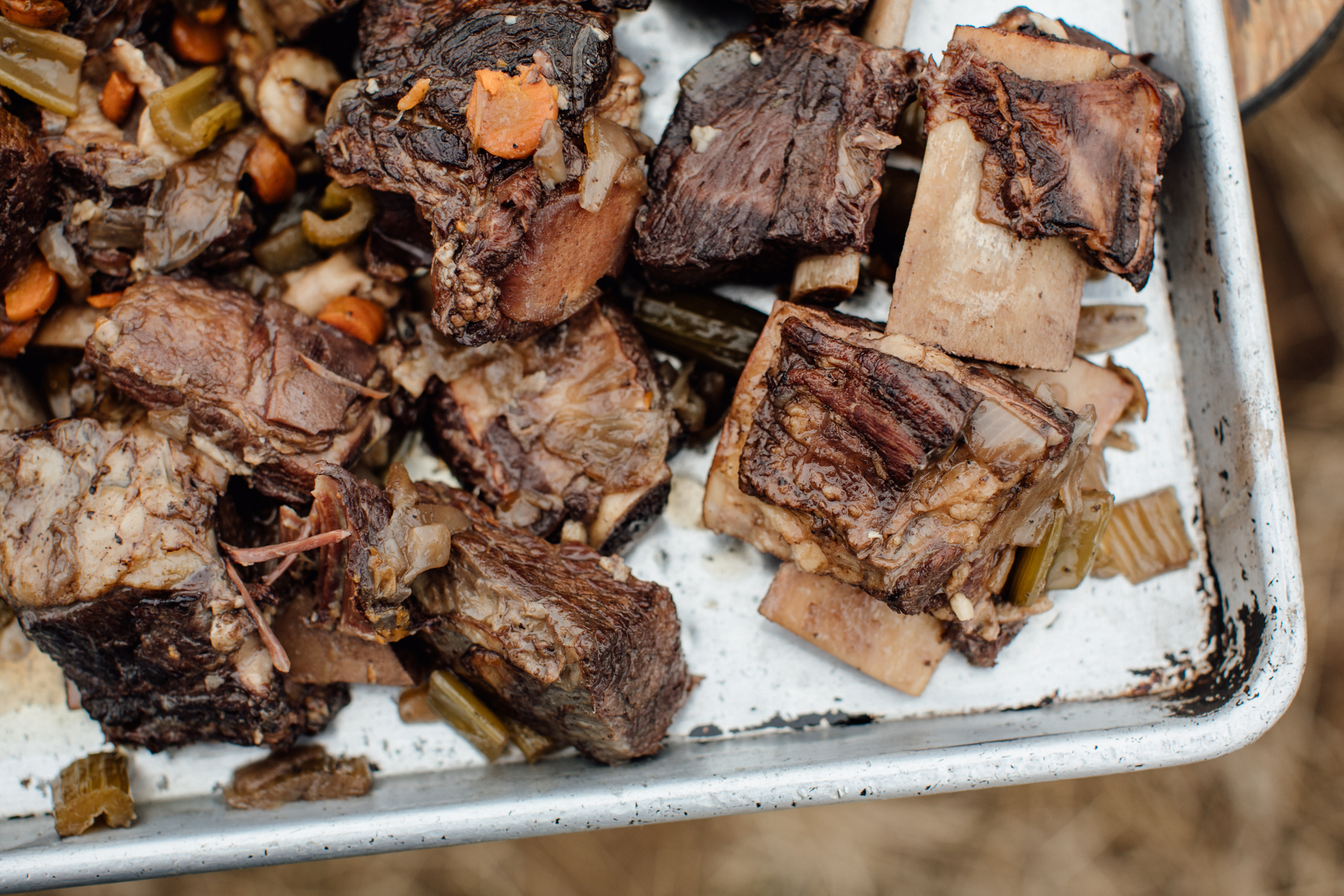  Outstanding in the Field at Marin Headlands in Jenner, California with Chef Ryan McIlwraith. 