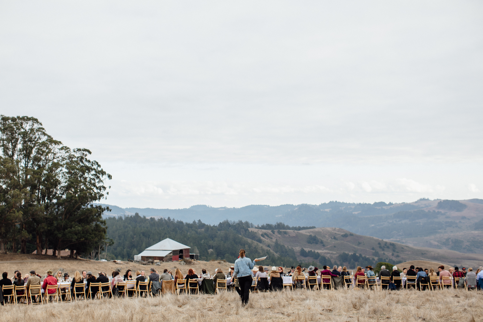  Outstanding in the Field at Marin Headlands in Jenner, California with Chef Ryan McIlwraith. 