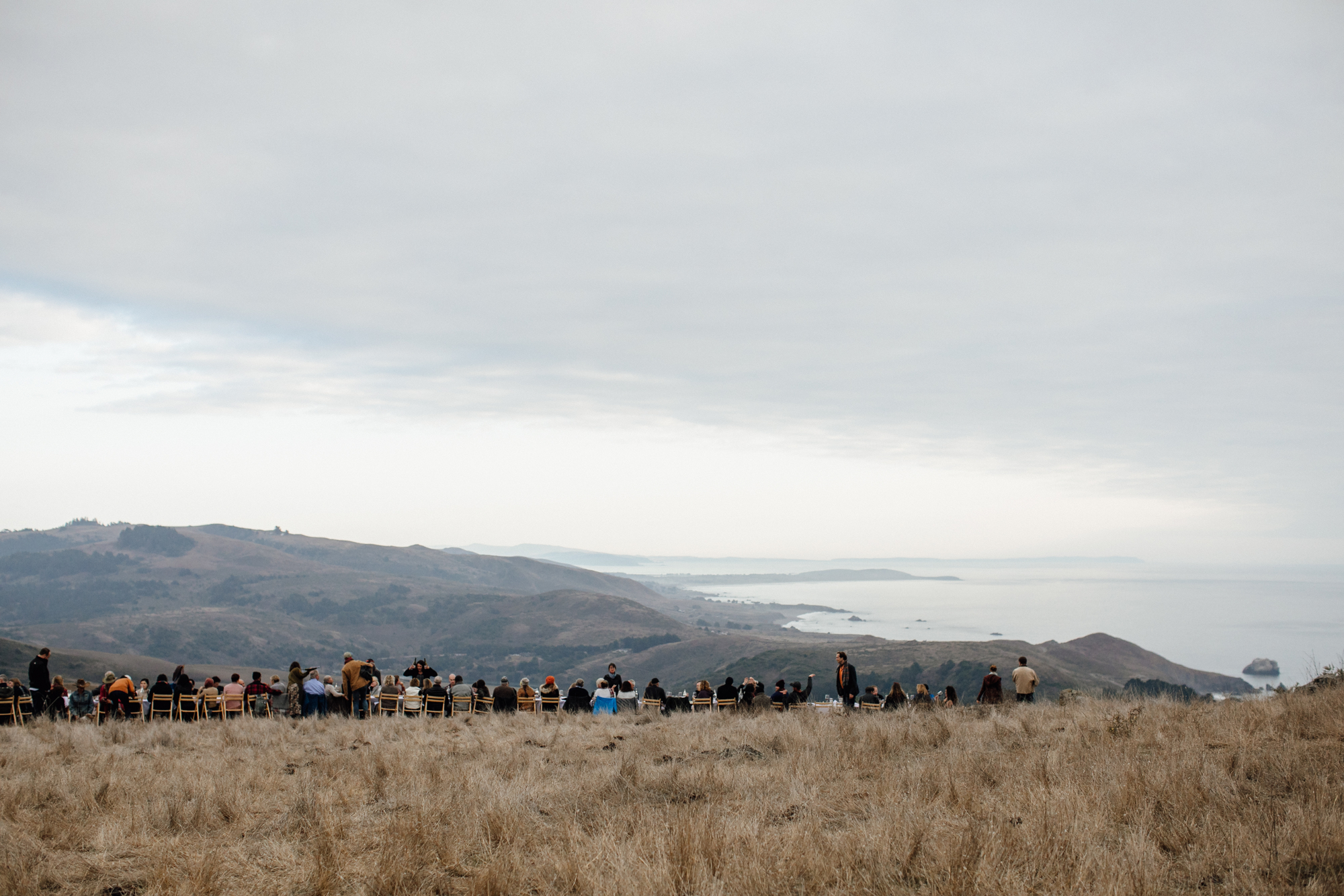  Outstanding in the Field at Marin Headlands in Jenner, California with Chef Ryan McIlwraith. 