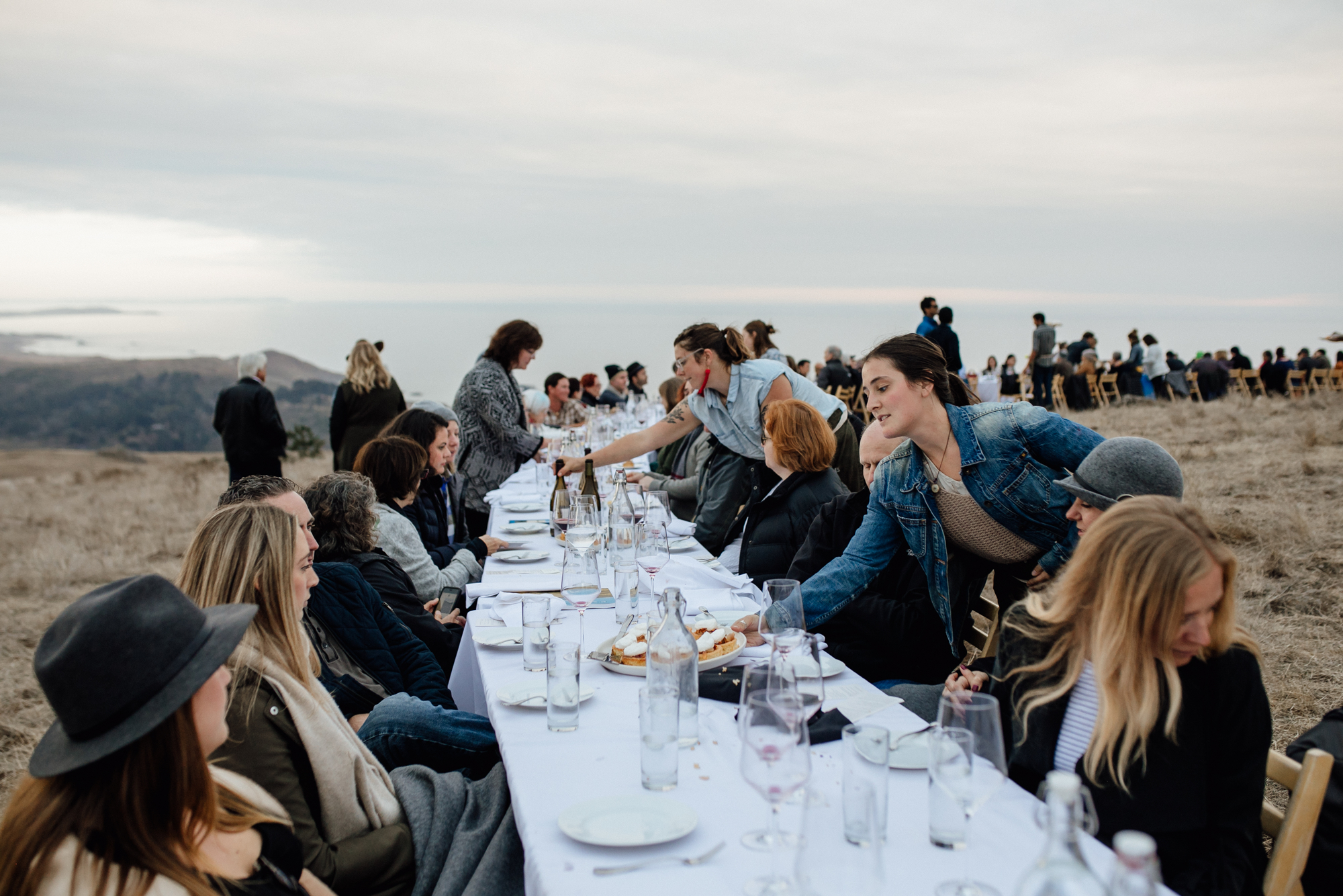  Outstanding in the Field at Marin Headlands in Jenner, California with Chef Ryan McIlwraith. 