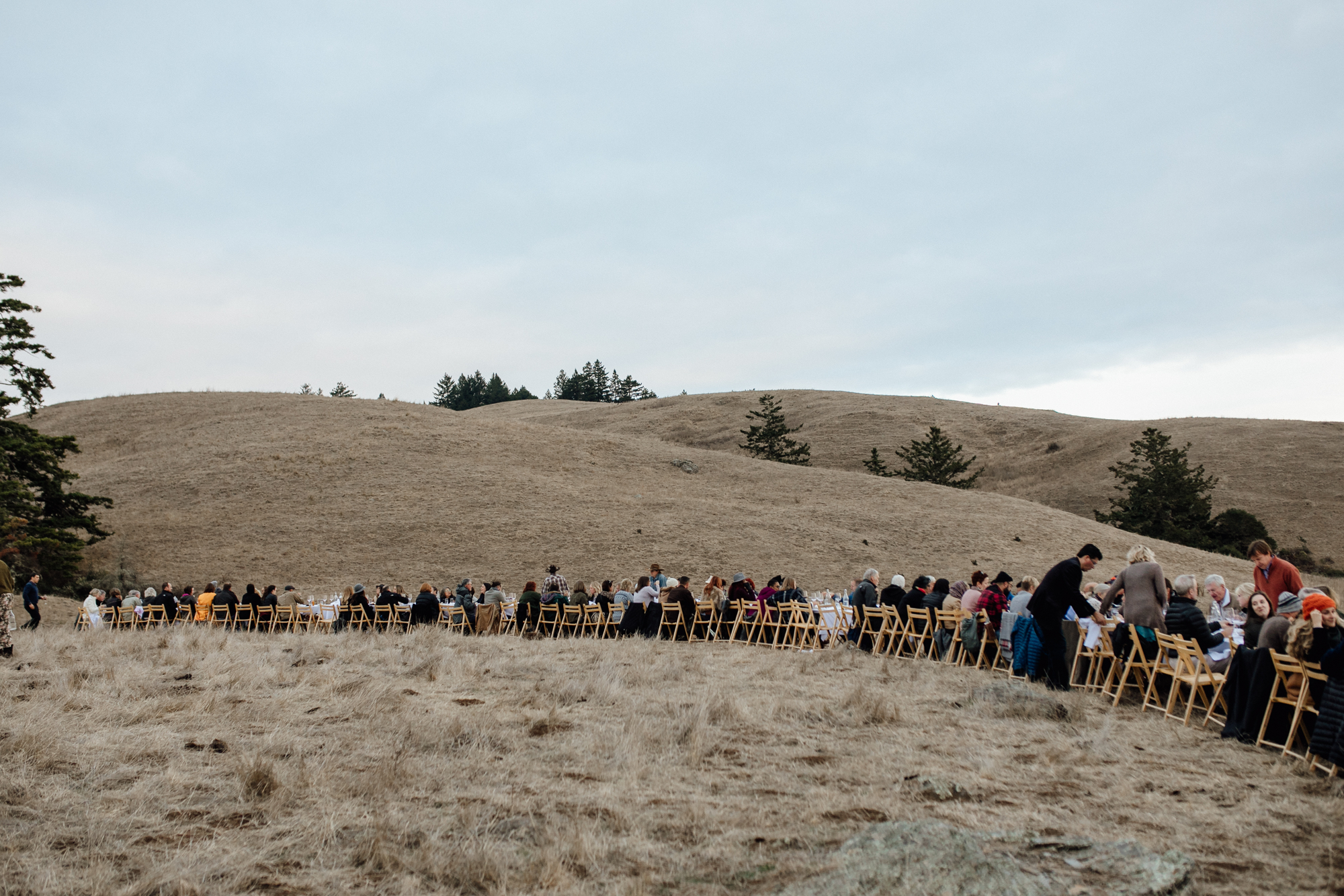  Outstanding in the Field at Marin Headlands in Jenner, California with Chef Ryan McIlwraith. 