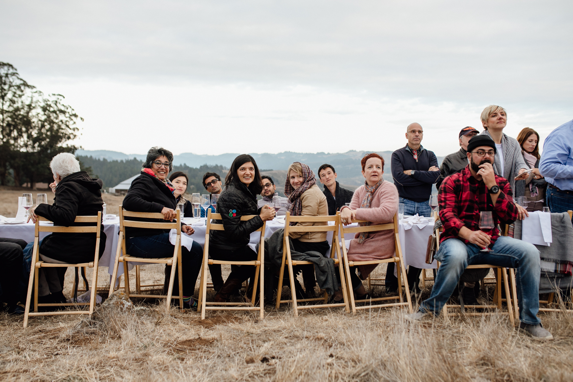  Outstanding in the Field at Marin Headlands in Jenner, California with Chef Ryan McIlwraith. 