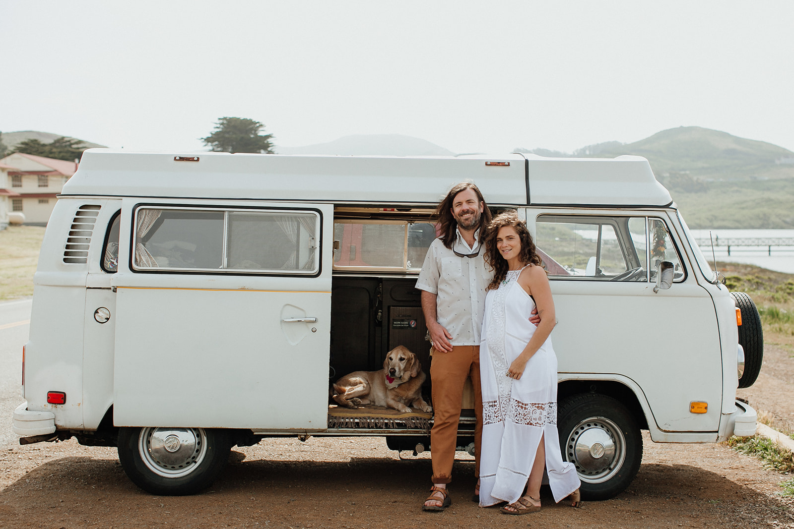 Marin Headlands VW Bus Wedding