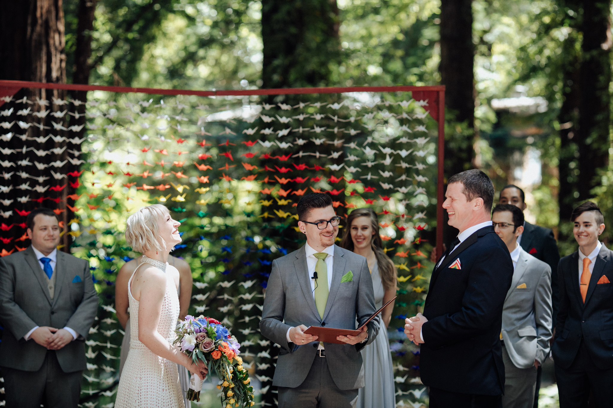 Wedding Ceremony Old Mill Park Mill Valley