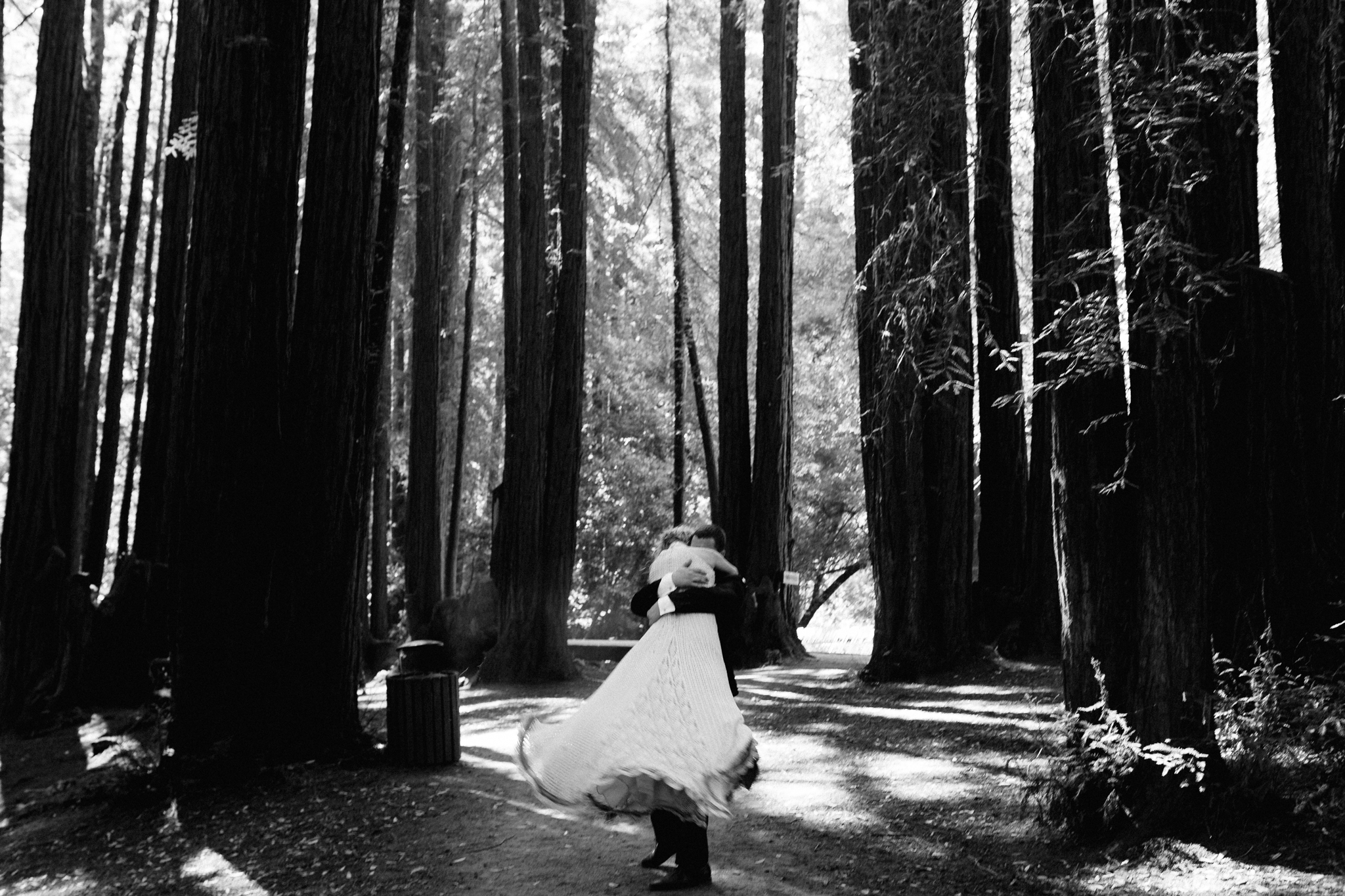 California Redwoods Wedding Portrait