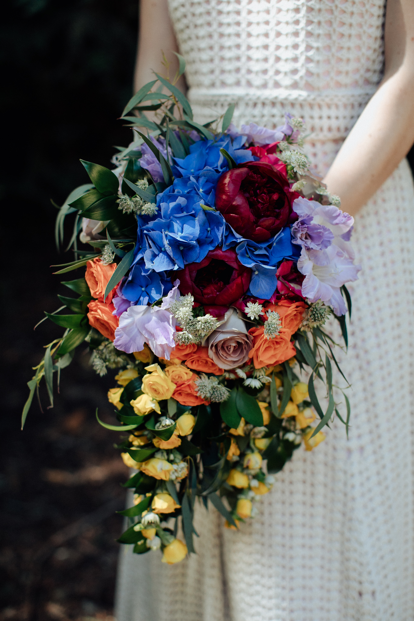 Rainbow wedding Bouquet