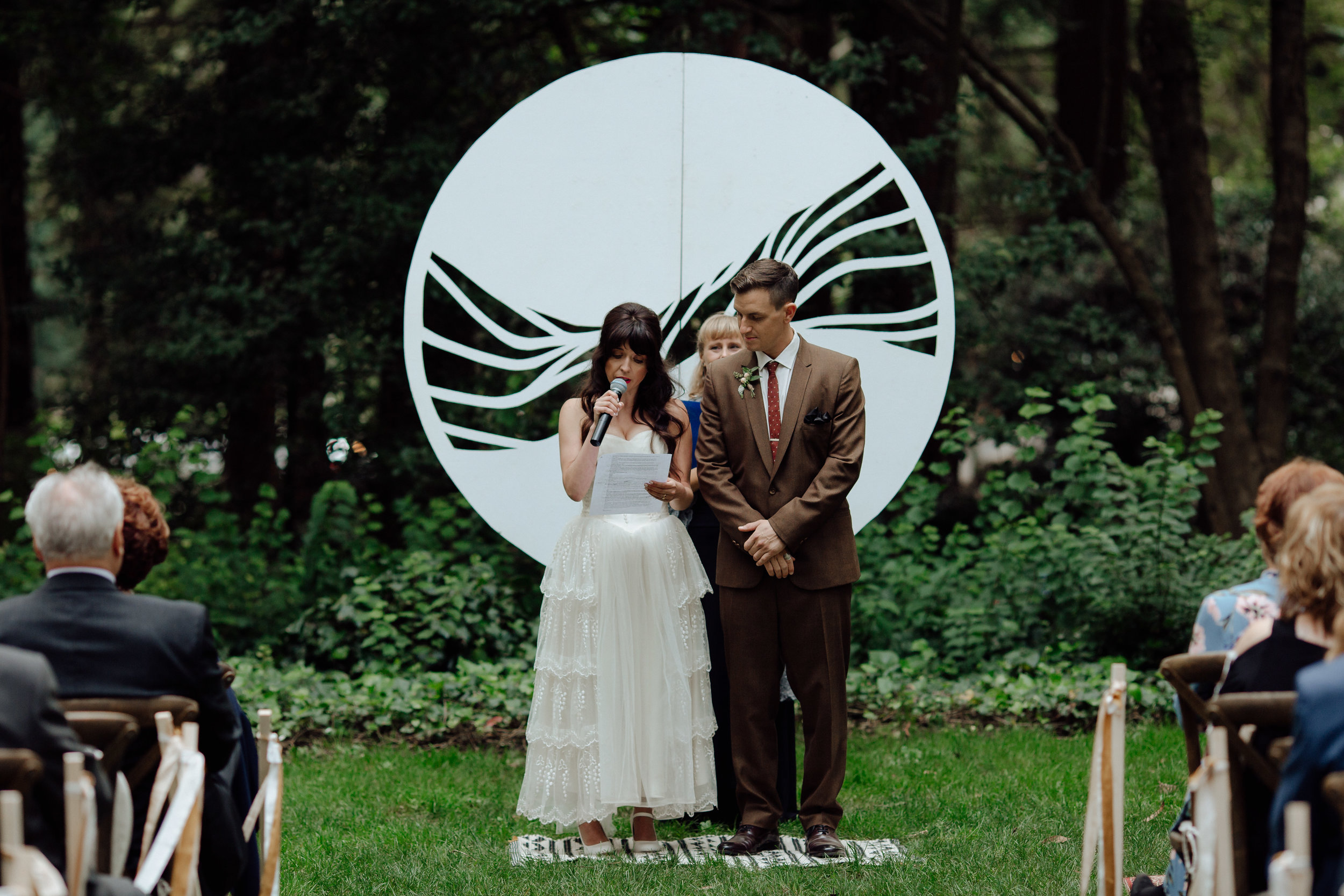 Whimsical wedding at Stern Grove