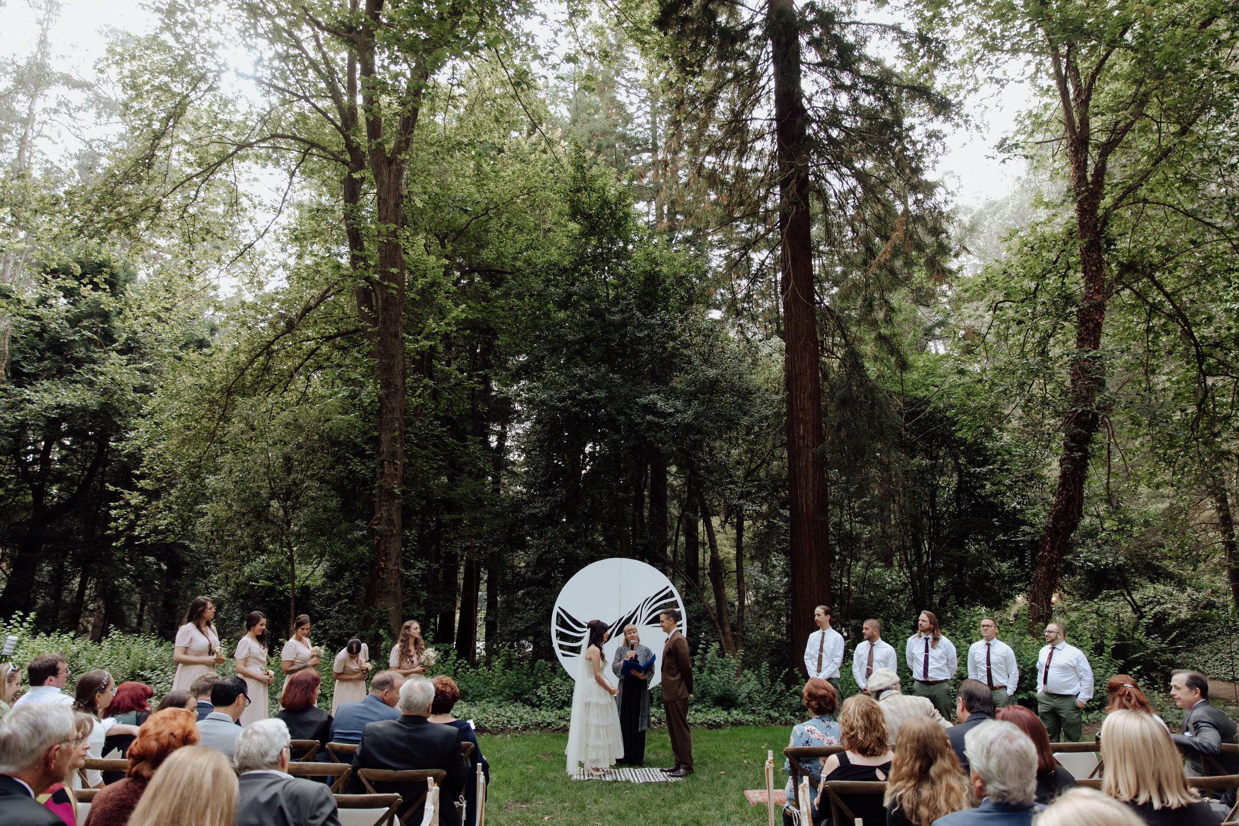 Whimsical wedding at Stern Grove