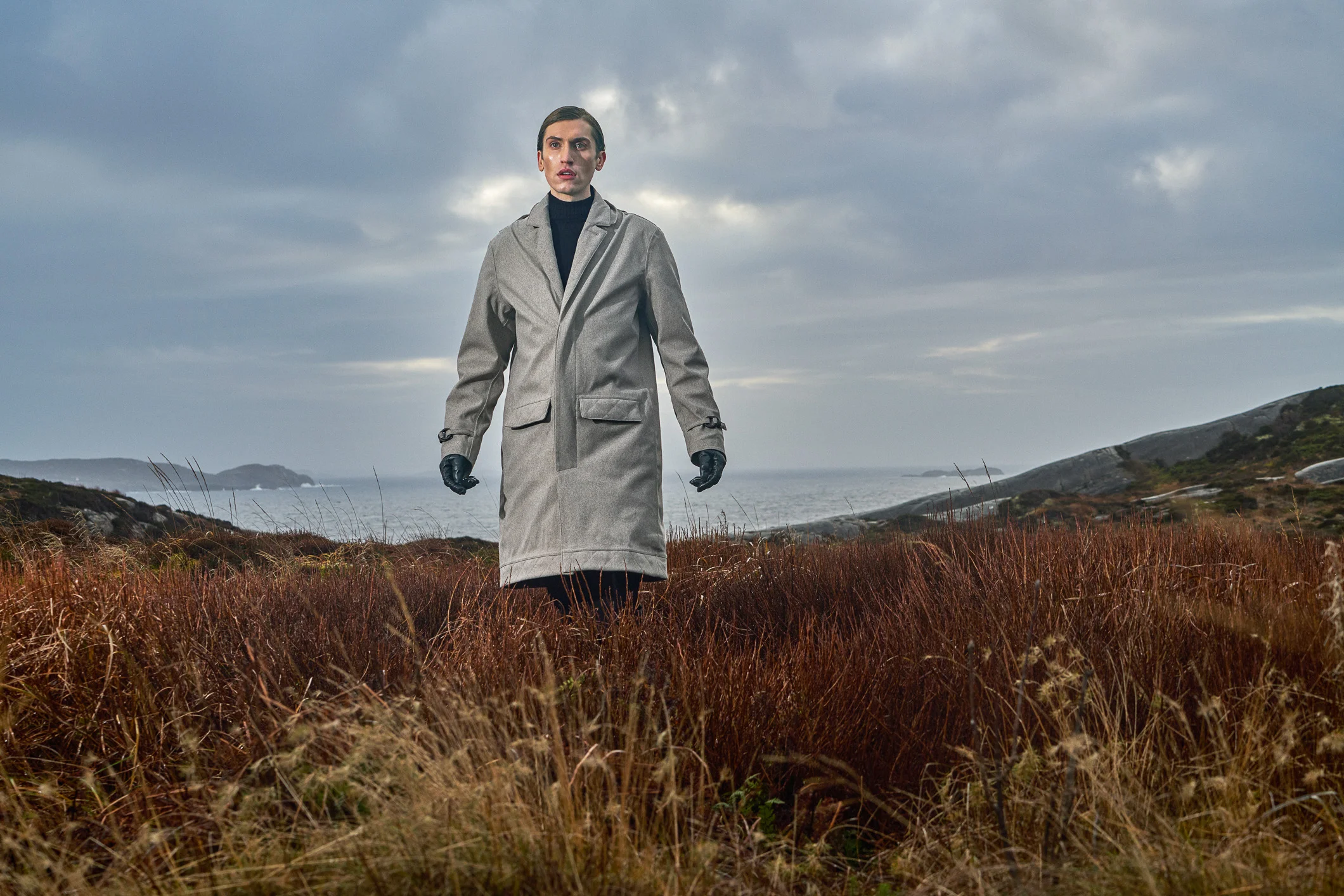 Gabe by The North Sea for Norwegian Rain
