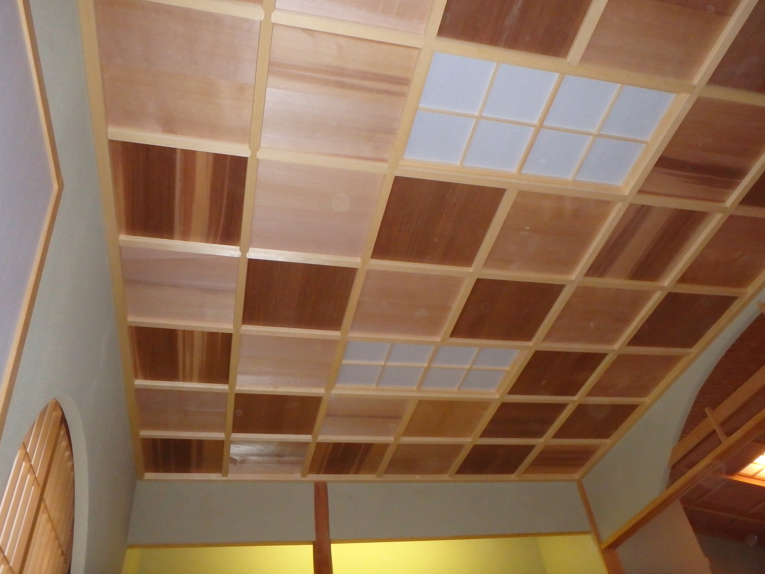 Yellow Cedar framing with Western Red Cedar panels.