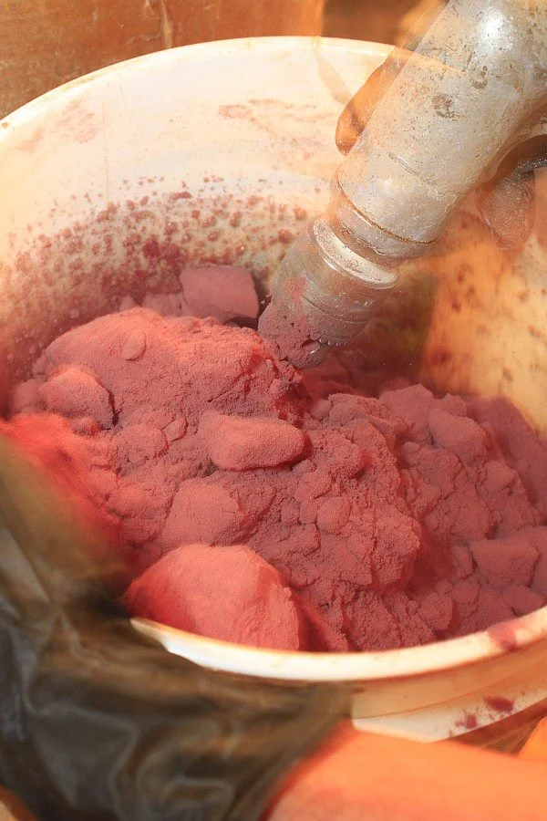 2012-08-06 03 body tooling polyester resin ruby pixie dust.jpg