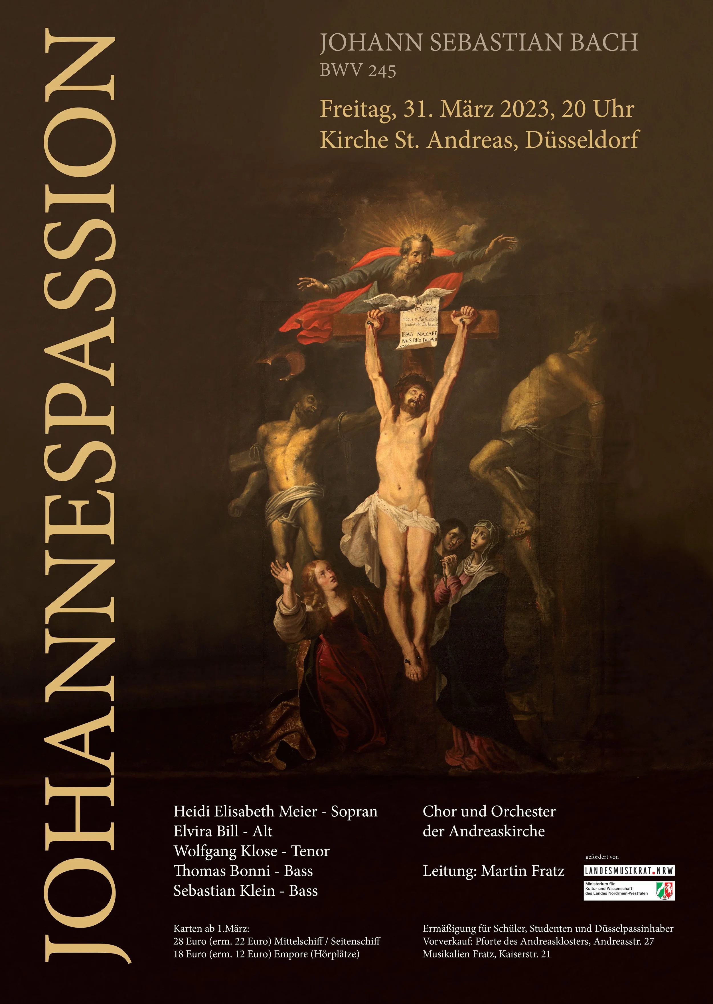 Vorverkauf für die Johannespassion beginnt