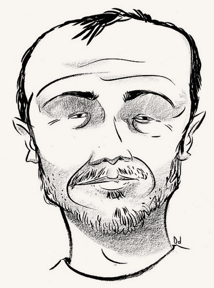 Caricature by Dustin D'Arnault