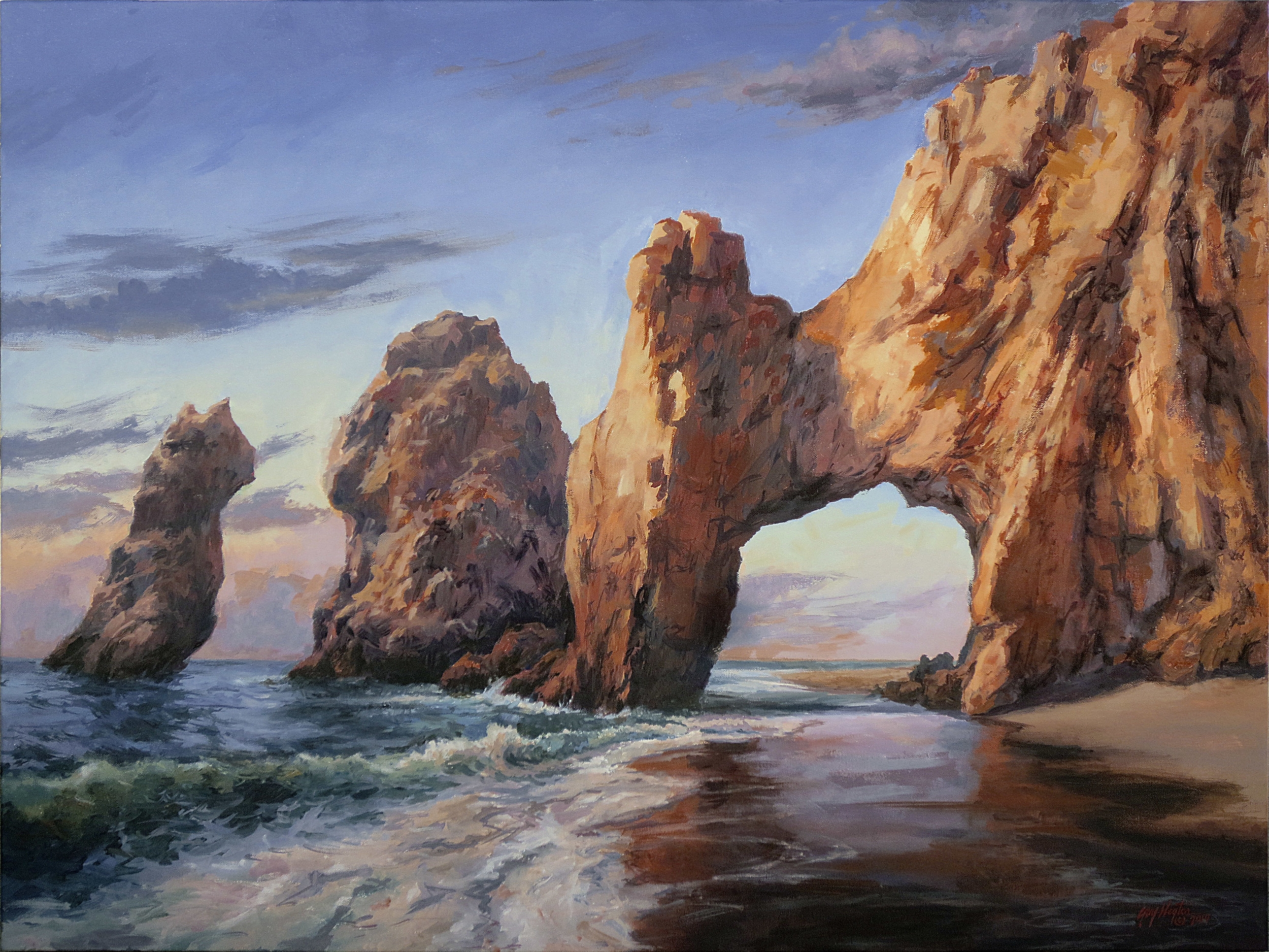 Cabo Arch, Acrylic