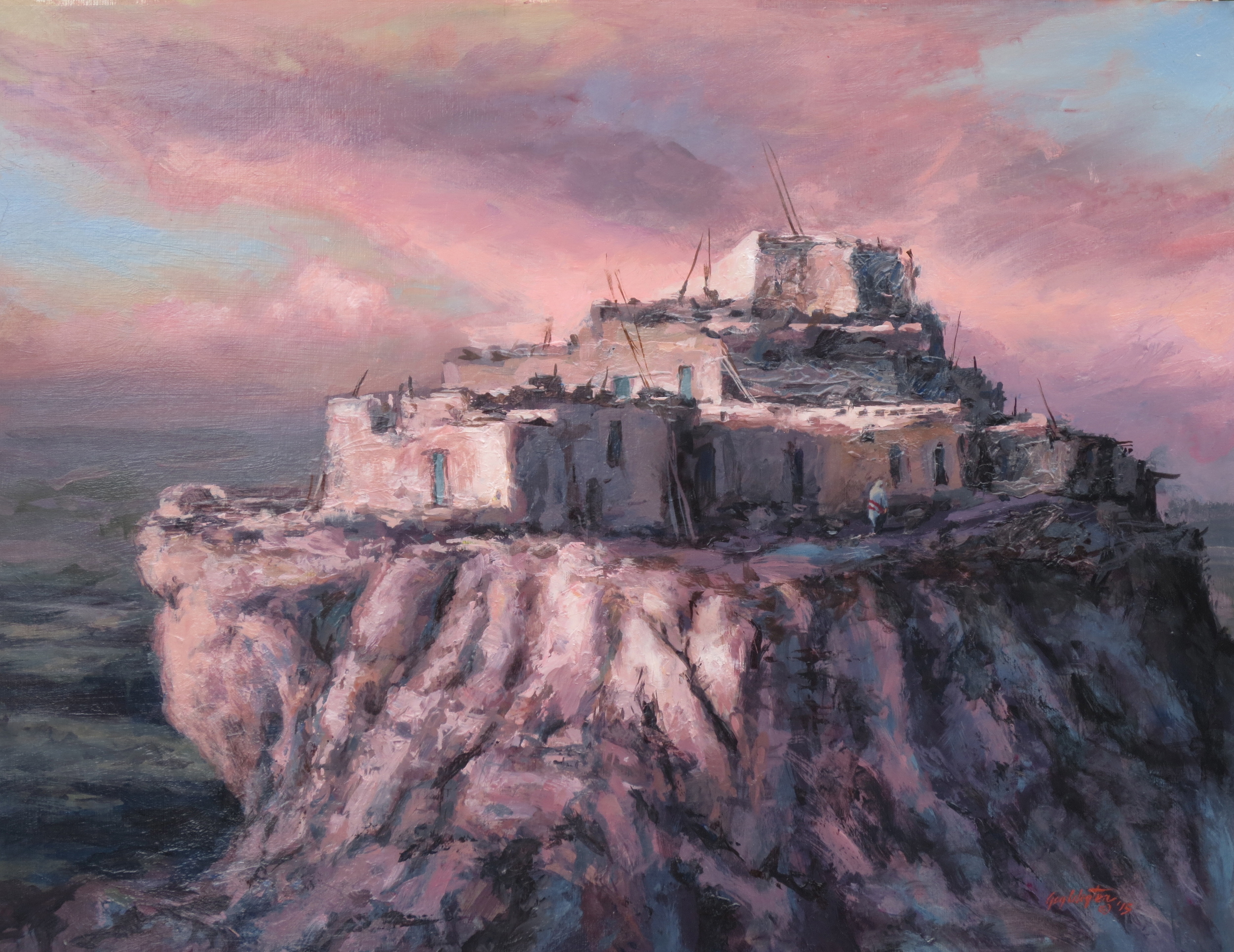 Walpi Village, Arizona Acrylic