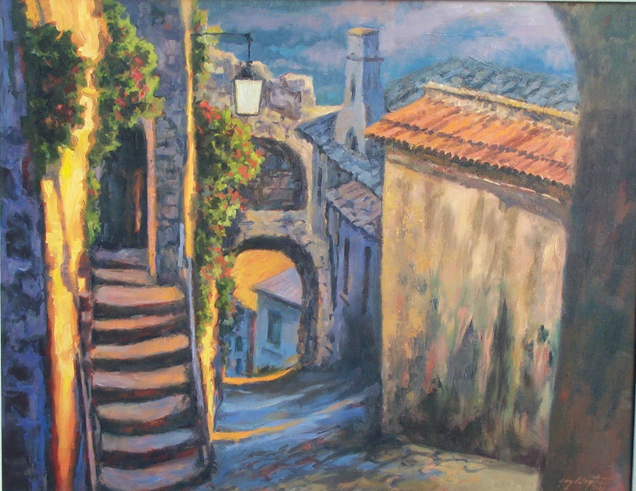 Naples Evening, Acrylic